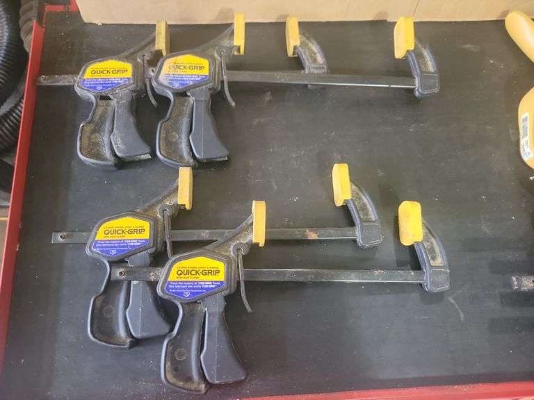 4 Quik Grip Clamps 12"