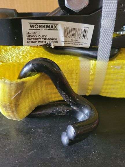 New Workmax Rachet Strap and J Hook