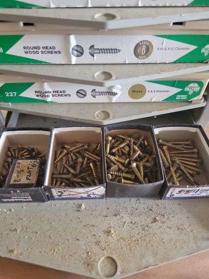 Flat and Round Head Screw Organizer