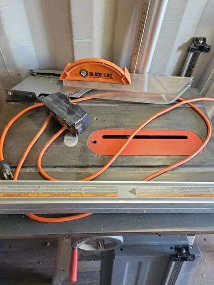 Rigid 10" Tables Saw W/Extensions, Guides, Gaurds