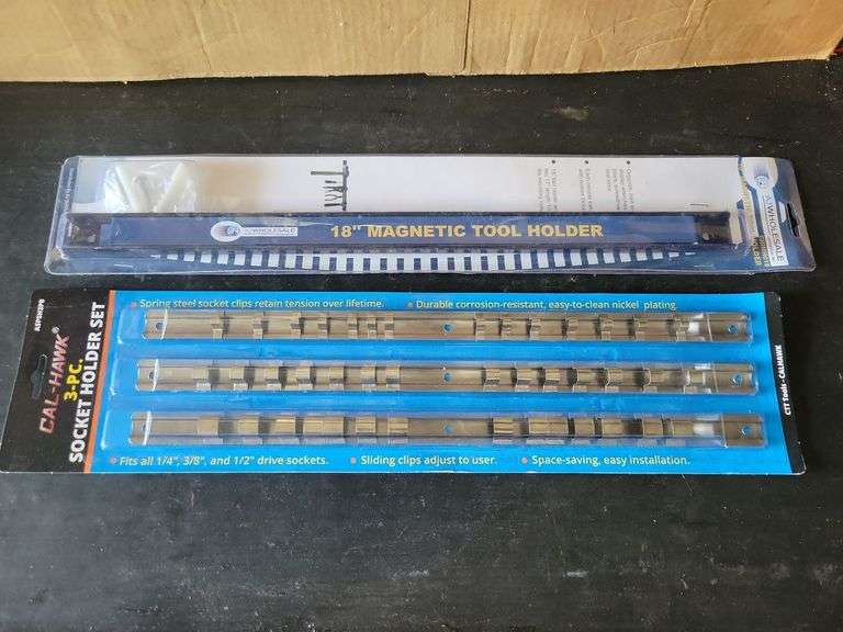 18" Magnetic Tool Holder and Socket Holders