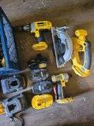 DeWalt Tools, Batteries, And Chargers (Miss Matched)