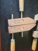 Pair 6" Wood Clamps