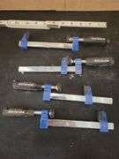 4 Rockler Hand Clamps 5"