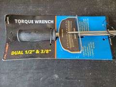 Dual 1/2 & 3/8" Torque Wrench