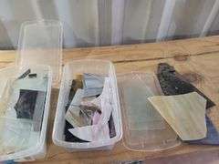 2 Boxes Stain Glass