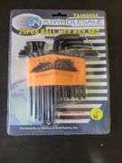 25 Pc. Hex Key Set