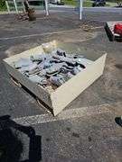 Steel Pallet Bin, Contents NOT Included