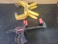 2-4" Quick Grip Clamps and 2- Craftsman Mini Bar Clamps