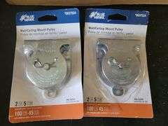Pair Wall/Ceiling Mount Pullies 2"