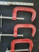 5 C-Clamps  3-5" and 2-3"
