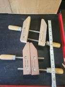 Pair 6" Wood Clamps