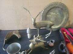 Mini Violin, Stein, and Trinkets