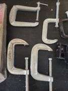6 C-clamps and Jigs