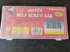 White Dog 200 Pc Self Screw SAE