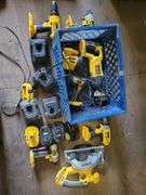 DeWalt Tools, Batteries, And Chargers (Miss Matched)