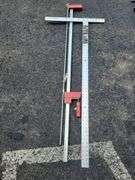 Johnson Drywall Square, Bessey Clamp, and Allthread