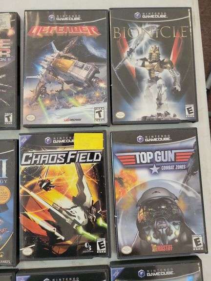 9- Nintendo Game Cube Games and Book