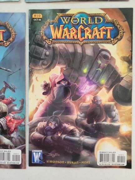 Editions 1-10 World of War Craft Comics 2008