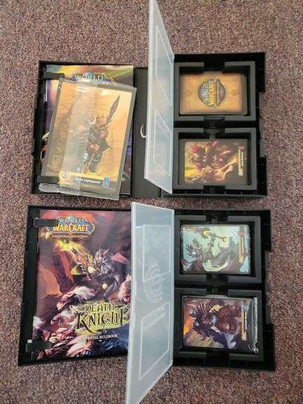War Craft Tading Cards Death Knight and Dark Portal
