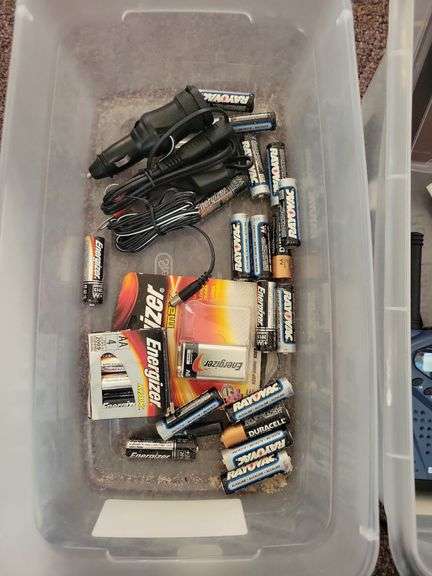 Inverter, Batteries, and Walkie Talkies
