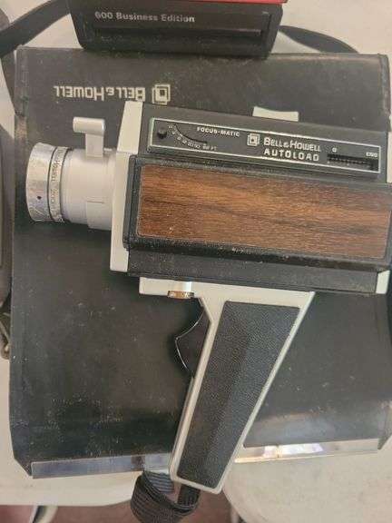 2 Polaroid Cameras and Bell Howell Autoload