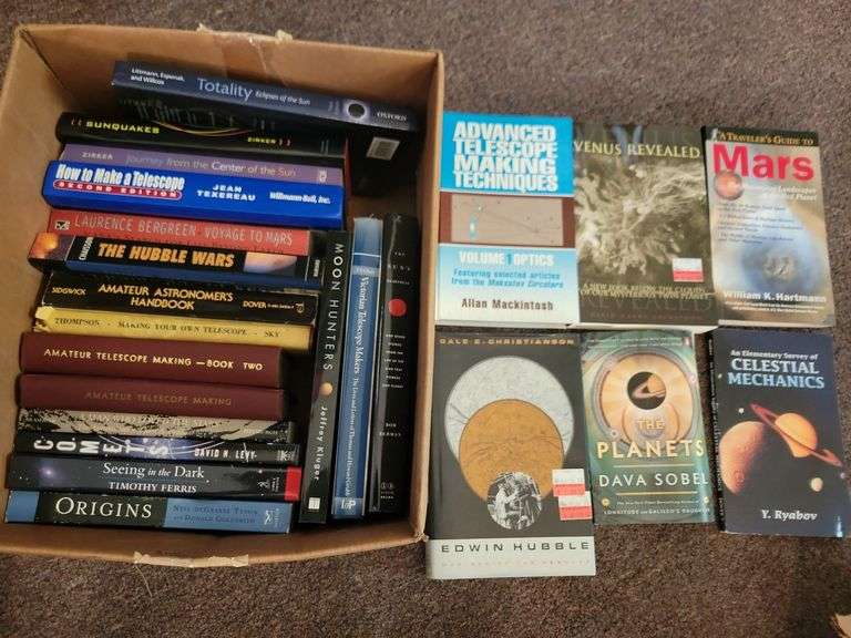 Box of Astronomy Books