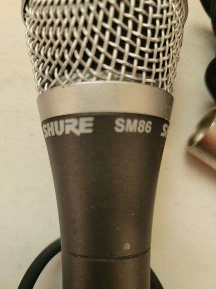 2 Mic's, Cords, and Stand