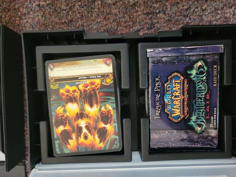 World of War Craft Card Games Megtheridon's Lair Raid Deck and Black Temple Raid Deck
