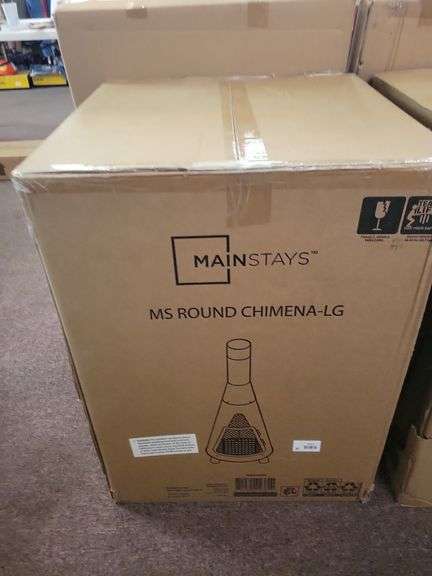 Mainstays MS Round Chimena LG Fire Place  NIB
