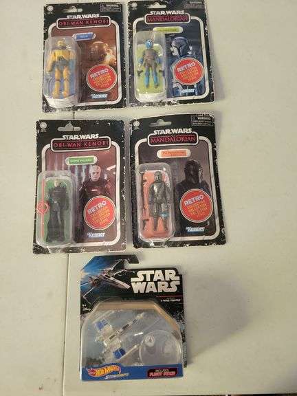 Star Wars Retro Figures and X Wing