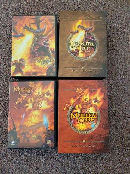 World of War Craft Card Games Molten Core Raid Deck and Onyxia's Lair