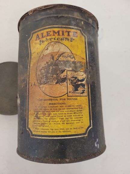 Alamite Lubricant Can