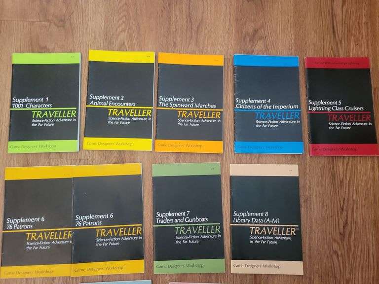 12 Traveler Handbooks Supplement Ed. 1-11