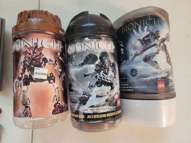 3- Lego Bionicle Unsealed Incomplete Sets