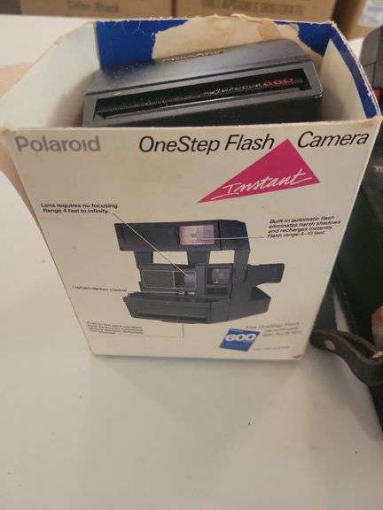 2 Polaroid Cameras and Bell Howell Autoload