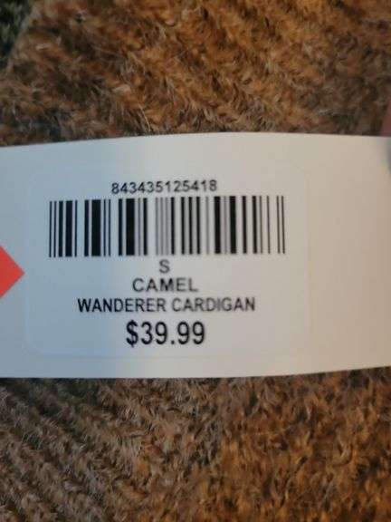 2 Natural Reflections Small Camel Cardigans