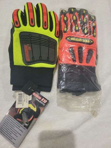 2 Pairs Work Gloves