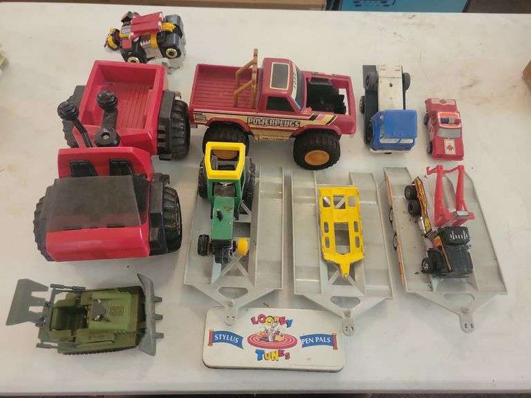 Plastic Toy Trucks and Trailers