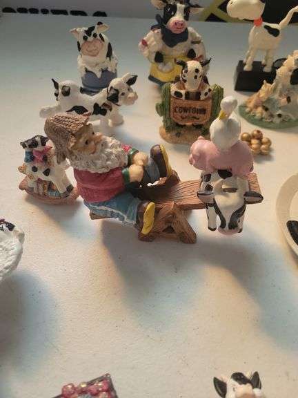 30 Cow Figurines