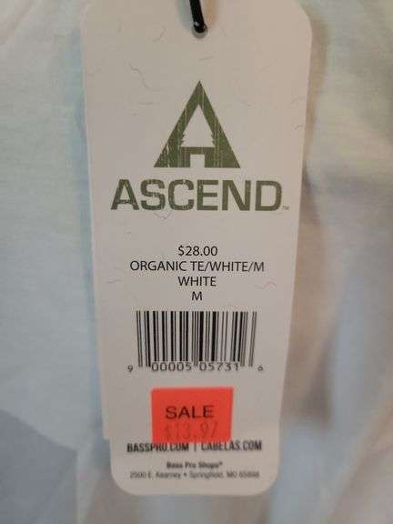 Ascend White Med Tee Shirt