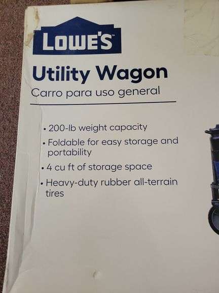 Lowe's Utility Wagon 200 lb. cap.