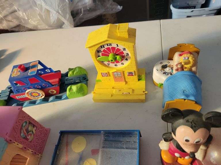 Mickey, Bird Bird, and Toys