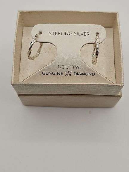 Sterling Silver Hoop Earings