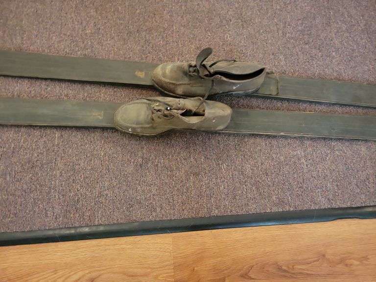 Wooden Snow Skis