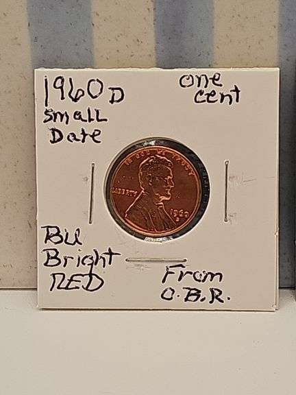 1960 D Small Date OBR Penny