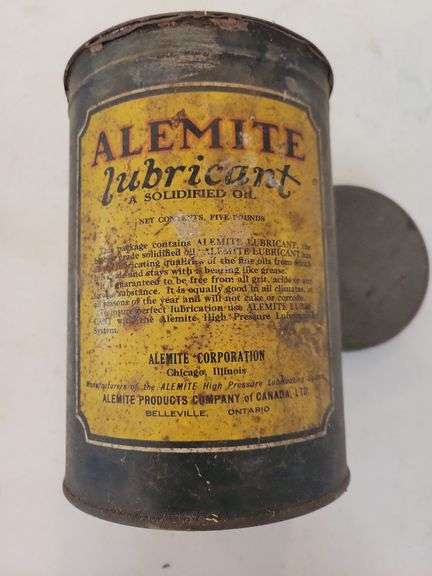 Alamite Lubricant Can