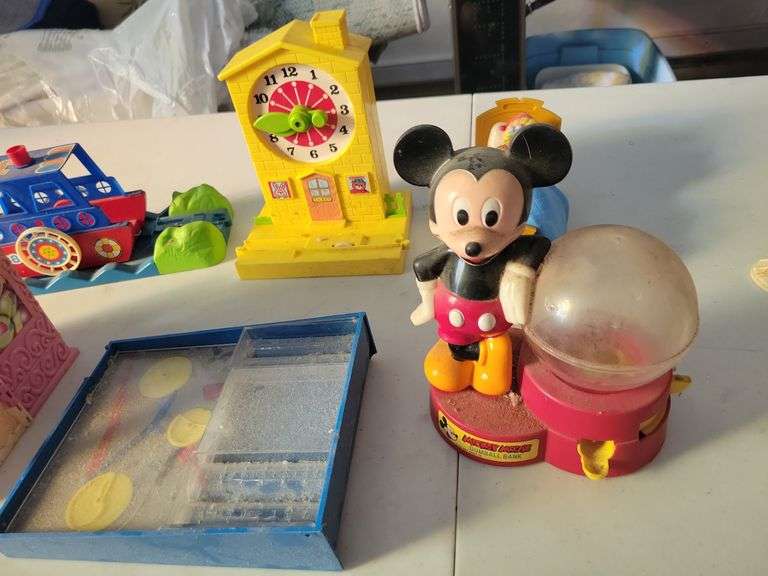 Mickey, Bird Bird, and Toys