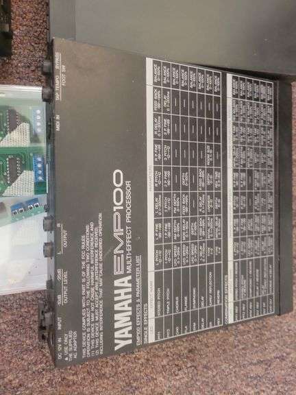 Yamaha EMP 100 Multi-Effect Processor,  Boss Dr. Rhythm DR-660, Roland Sound Canvas, Virtual Gaming 