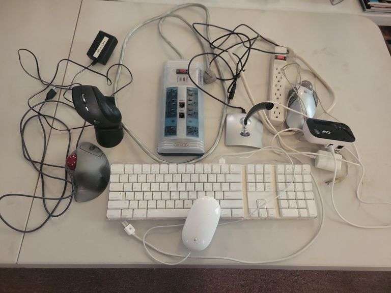 Keyboard, Wireless Mouse, and Misc